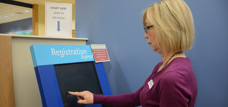 Radiology Kiosks Make Registering Easier