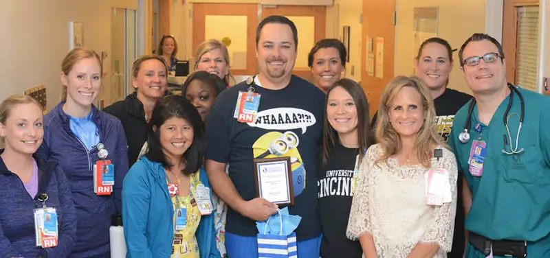 Eric Byard, RN, Awarded Radiology Safety Award