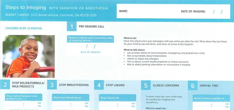 New Steps to Imaging with Sedation or Anesthesia