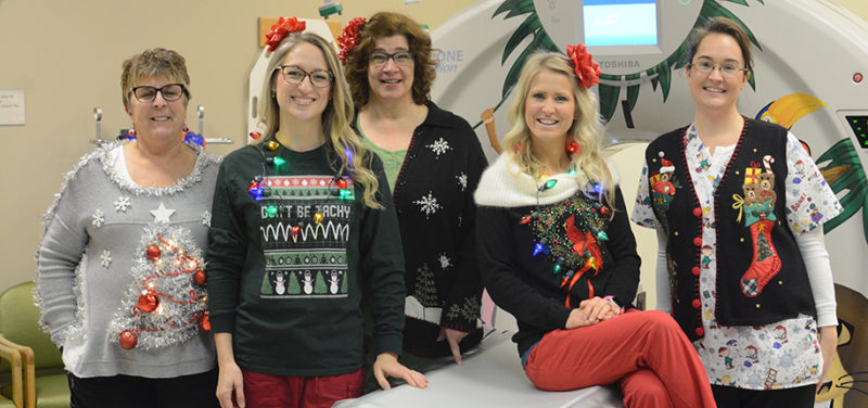 Celebrating the Holidays with a Department Luncheon and Ugly Sweater Contest
