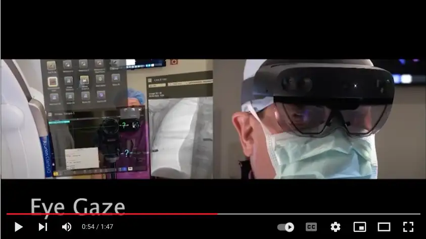 Augmented Reality Display in a Hybrid OR