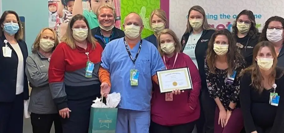 <strong>Congratulations to Matt Lilly, Radiology Family Recognition Award Winner</strong>