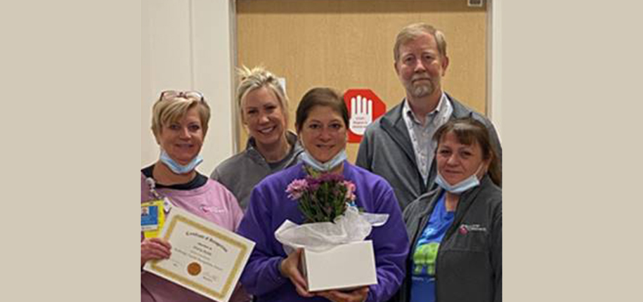Maria Robb Honored with Radiology Family Recognition Award