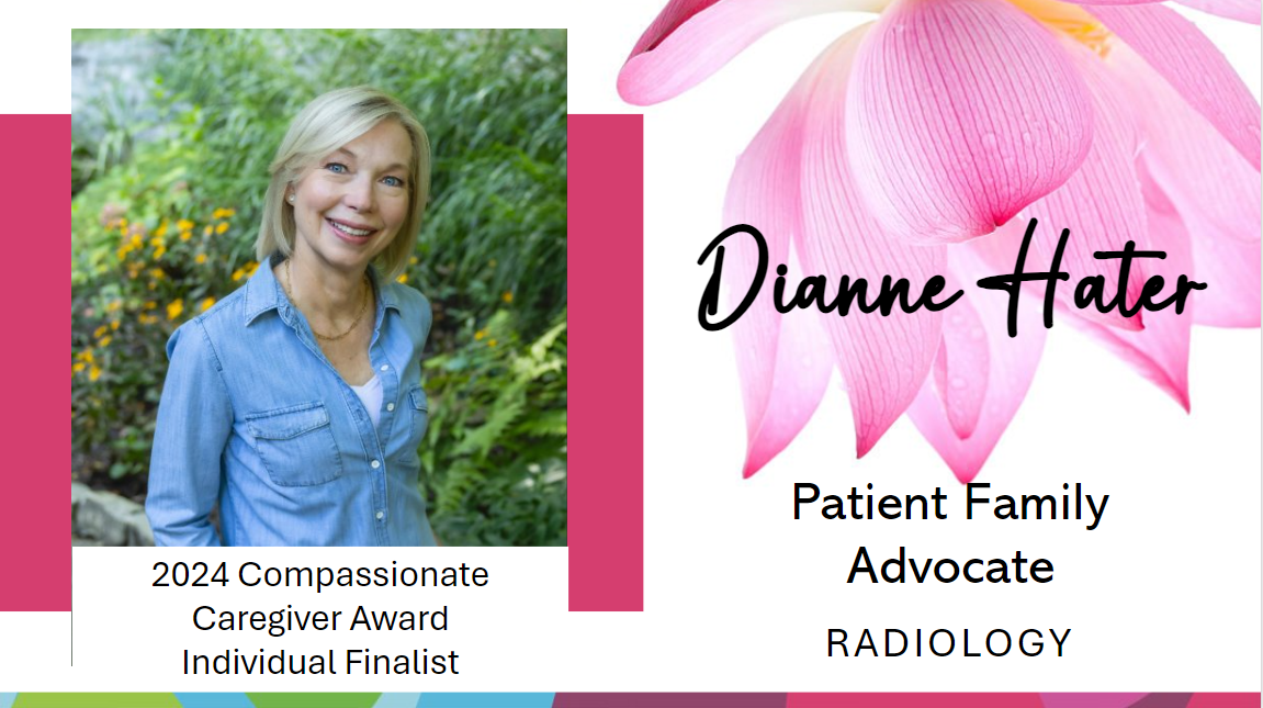 Dianne Hater Recognized at Schwartz Center’s 6th Annual Compassionate Caregiver Awards 