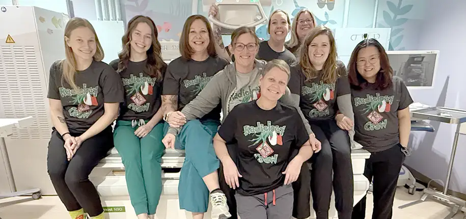 Merry Christmas and Happy Holidays from the Cincinnati Children’s Radiology Department!